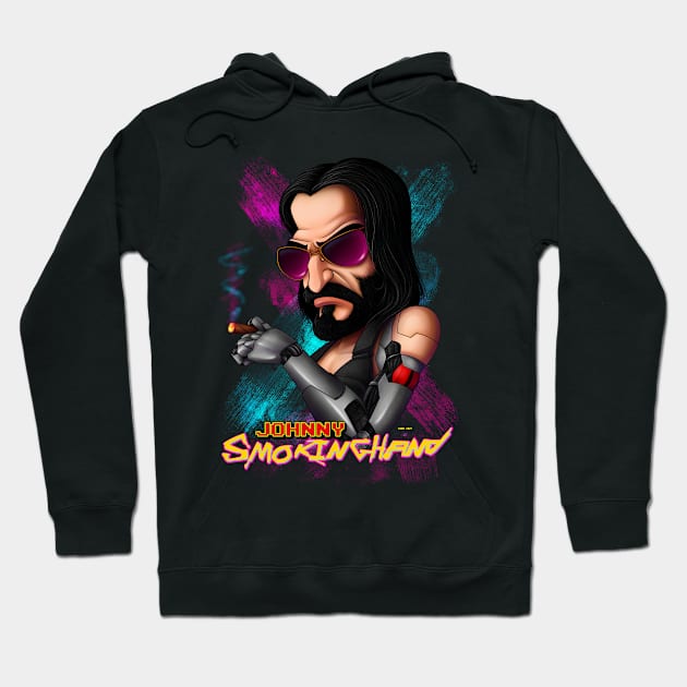 johnny smokinghand Hoodie by Banana Racing Team